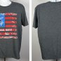 United Parcel Service UPS Flag Logo T Shirt Mens Large Gray Cotton Blend
