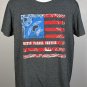 United Parcel Service UPS Flag Logo T Shirt Mens Large Gray Cotton Blend