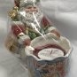 Fitz and Floyd Santa Claus St Nick Home Fragrance Candle + Toy Bag Candle