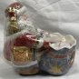 Fitz and Floyd Santa Claus St Nick Home Fragrance Candle + Toy Bag Candle