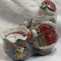 Fitz and Floyd Santa Claus St Nick Home Fragrance Candle + Toy Bag Candle