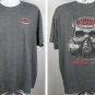 NHRA Drag Racing The Original Extreme Sport Gas Mask Logo T Shirt Mens 2XL 50/50