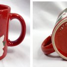 Waechtersbach Scotty Dog Christmas Tree Ceramic Coffee Mug Red Spain