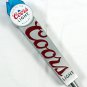 Coors Light Cold as the Rockies Metal Bar Tap Handle Silver Beer Square