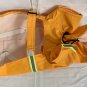 Dog Rain Jacket Medium Orange Reflective Strip Pocket Hooded