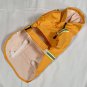 Dog Rain Jacket Medium Orange Reflective Strip Pocket Hooded