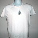 Life is Good Tech Golfer T Shirt Womens Large White 100% Polyester Life is Good Tech Golfer T Shirt Womens Large White 100% Polyester