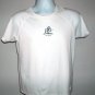Life is Good Tech Golfer T Shirt Womens Large White 100% Polyester