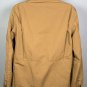 J Crew Flannel Lined Barn Jacket Coat Mens Medium Canvas Tan Pockets