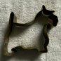 5 Copper Metal Cookie Cutters Star Dog Snowflake Gingerbread Man Wreath Large