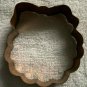 5 Copper Metal Cookie Cutters Star Dog Snowflake Gingerbread Man Wreath Large