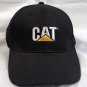 New CAT Caterpillar Baseball Hat Mens Embroidered Logo Black Adjustable