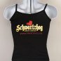 Schwartzhog Shoot the Hog Use with Caution Tank Top Shirt Womens Juniors Medium