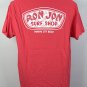 Ron Jon Surf Shop Panama City Beach Turtle Logo T Shirt Mens Large Pink Cotton