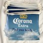 New Corona Extra Beer Find Your Beach Scene Banner 18.5' Long Bar Mancave