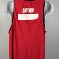 Captain Morgan Rum Team Captain Tank Top Shirt Mens XL Red Cotton