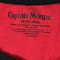 Captain Morgan Rum Team Captain Tank Top Shirt Mens XL Red Cotton