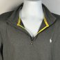 Ralph Lauren Polo Performance Half Zip Pullover Shirt Medium Gray Polyester