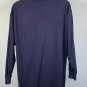 Amoco Gas Station Long Sleeve Polo Shirt Mens Large Cotton Blue Logo Patch