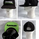 Kawasaki New Era 9Fifty Snapback Baseball Hat Mens Polyester Green Bill Kawasaki New Era 9Fifty Snapback Baseball Hat Mens Polyester Green Bill
