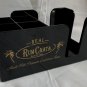 New Rum Chata Bar Caddy Napkin Swizzle Holder Plastic & Rubber Bar Mat