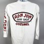 Ron Jon Surf shop Cozumel Long Sleeve T Shirt Mens Medium Cotton White