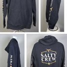 Salty Crew Find Refuge in the Sea Mens Pullover Hoodie XL Gray Cotton Blend Salty Crew Find Refuge in the Sea Mens Pullover Hoodie XL Gray Cotton Blend