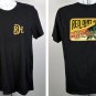 Red Dirt Hat Co Fish Logo T Shirt Mens Large Cotton Polyester Blend Black