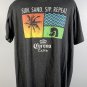 Corona Extra Sun Sand Sip Repeat Beach Logo T Shirt Mens 2XL Beer Cerveza 50/50