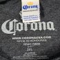 Corona Extra Sun Sand Sip Repeat Beach Logo T Shirt Mens 2XL Beer Cerveza 50/50