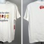 AMC Cinema This is the Ticket to Happiness Popcorn Soda Candy T Shirt Mens XL