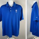 Nike Union Pacific Railroad CADX Polo Shirt Mens Large Blue Polyester Nike Union Pacific Railroad CADX Polo Shirt Mens Large Blue Polyester