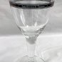 Boulevard brewing Smokestack Series Stemmed Beer Glass Gold Rimmed