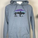 Patagonia Buffalo Logo Uprisal Hoody Hoodie Mens Large Blue Poly Cotton Blend Patagonia Buffalo Logo Uprisal Hoody Hoodie Mens Large Blue Poly Cotton Blend