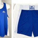 NWT Lonsdale London Boxing Shorts & Vest tank Top Mens Large Blue White NWT Lonsdale London Boxing Shorts & Vest tank Top Mens Large Blue White