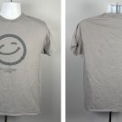 Scooters Coffee Smiley Face Logo T Shirt Mens Medium Cotton Gray Scooters Coffee Smiley Face Logo T Shirt Mens Medium Cotton Gray