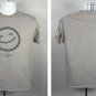 Scooters Coffee Smiley Face Logo T Shirt Mens Medium Cotton Gray