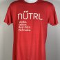 New NUTRL Vodka Seltzer Real Juice Nebraska Football Shirt Mens Large Red