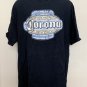 Corona Extra Beer La Cerveza Mas Fina T Shirt Mens 2XLT Blue Cotton Puffy Logo