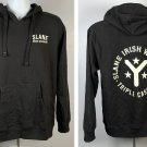 Slane Irish Whiskey Pullover Hoodie Mens Medium Cotton Black Open Pocket Slane Irish Whiskey Pullover Hoodie Mens Medium Cotton Black Open Pocket