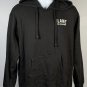 Slane Irish Whiskey Pullover Hoodie Mens Medium Cotton Black Open Pocket