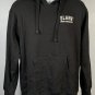 Slane Irish Whiskey Pullover Hoodie Mens Medium Cotton Black Open Pocket