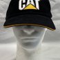 CAT Caterpillar Baseball Hat Mens Embroidered Logo cat.com Black