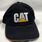 CAT Caterpillar Baseball Hat Mens Embroidered Logo cat.com Black