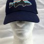 Patagonia Blue Trucker Snapback Baseball Hat Mens Embroidered Fish Logo Patch