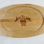 2 New Etched Jim Beam Black Bourbon Whiskey Glasses 8 oz + Wooden Tray