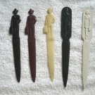 5 Fuller Brush Man Woman Letter Openers White Green Black Off White Maroon 5 Fuller Brush Man Woman Letter Openers White Green Black Off White Maroon