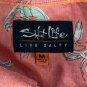 Salt Life Shirt Button Front Pocket Mens Medium Lobster Octopus Shrimp Crab