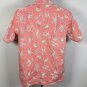 Salt Life Shirt Button Front Pocket Mens Medium Lobster Octopus Shrimp Crab
