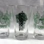 3 Terrapin Brewing Co Beer Pint Glasses Athens Georgia Turtle Hops Logo